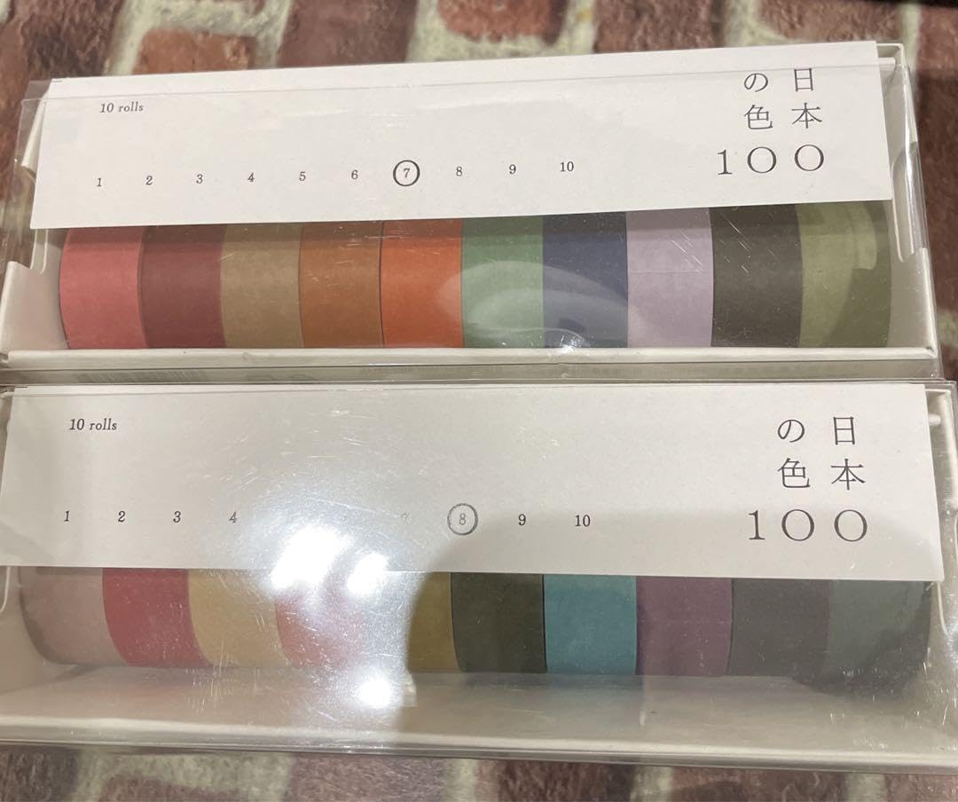mt 日本の100色　マスキングテープ　10巻セット×10セット 日本の100色 10巻セット 10 - マスキングテープ図鑑